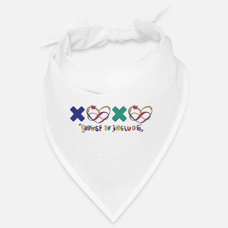 Infinity Heart Autism Awareness Choisir d’inclure Bandana