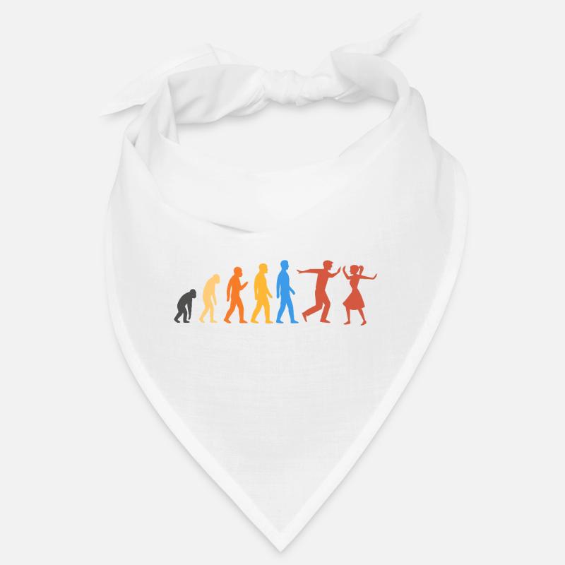 Swing-Tanz - Die höchste Stufe der Evolution - Bandana - Weiß