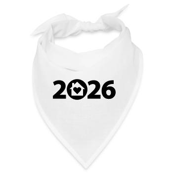 Bauherr 2026, Einweihungsparty 2026, Heim 2026 - Bandana - Weiß - Vorne