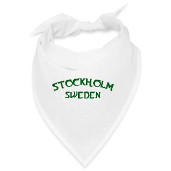 Stockholm 1252, Schweden - Bandana - Weiß - Vorne