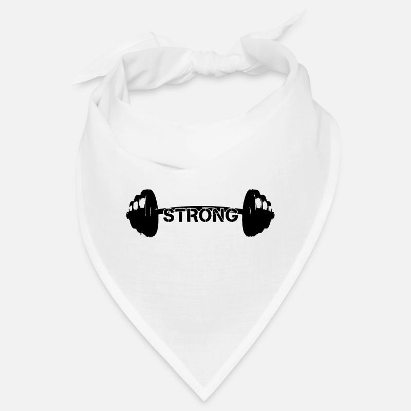 Dumbbell Strong Weights Gym Bandana