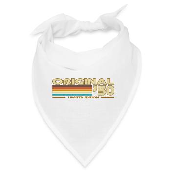 Original 50 Vintage Rainbow - Bandana - Weiß - Vorne