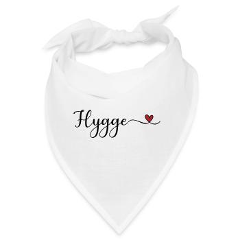 Hygge Herz - Bandana - Weiß - Vorne