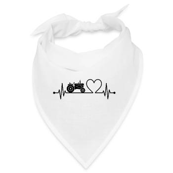 Traktor / Traktor / Traktor - Bandana - Weiß - Vorne