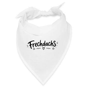 Frechdachs - Bandana - Weiß - Vorne