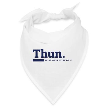 Thun Koordinaten - Bandana - Weiß - Vorne