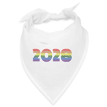 Rainbow 2028 - Bandana - Weiß - Vorne
