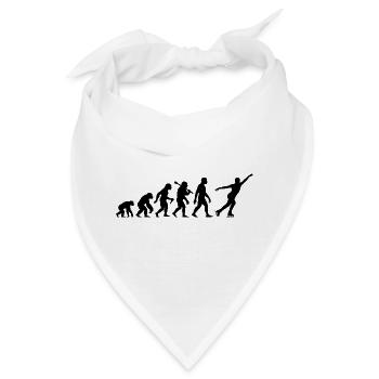 Eiskunstläufer Evolution Eiskunstlauf Schlittschuh - Bandana - Weiß - Vorne