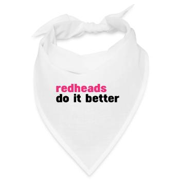 Rothaarigen es besser (Rothaarigen es besser) - Bandana - Weiß - Vorne