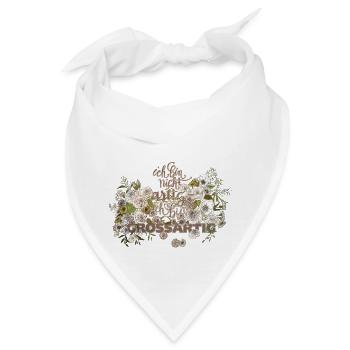ich bin nicht artig - Bandana - Weiß - Vorne