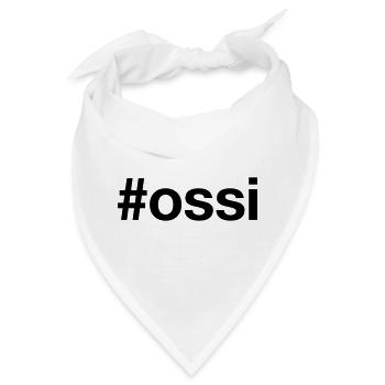 OSSI Hashtag Ostdeutschland - Bandana - Weiß - Vorne