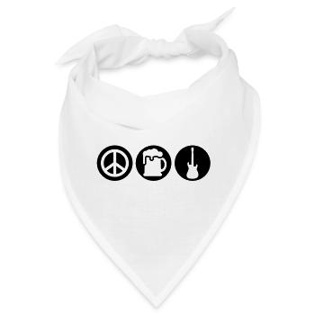 Konzert - Bandana - Weiß - Vorne