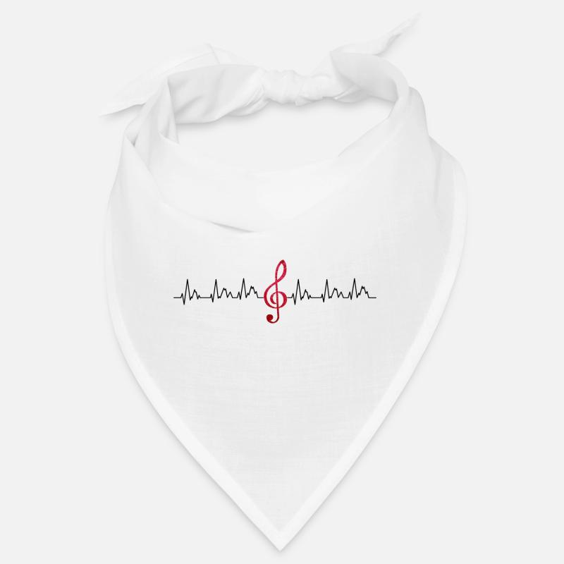 Glowing Treble Clef Bandana