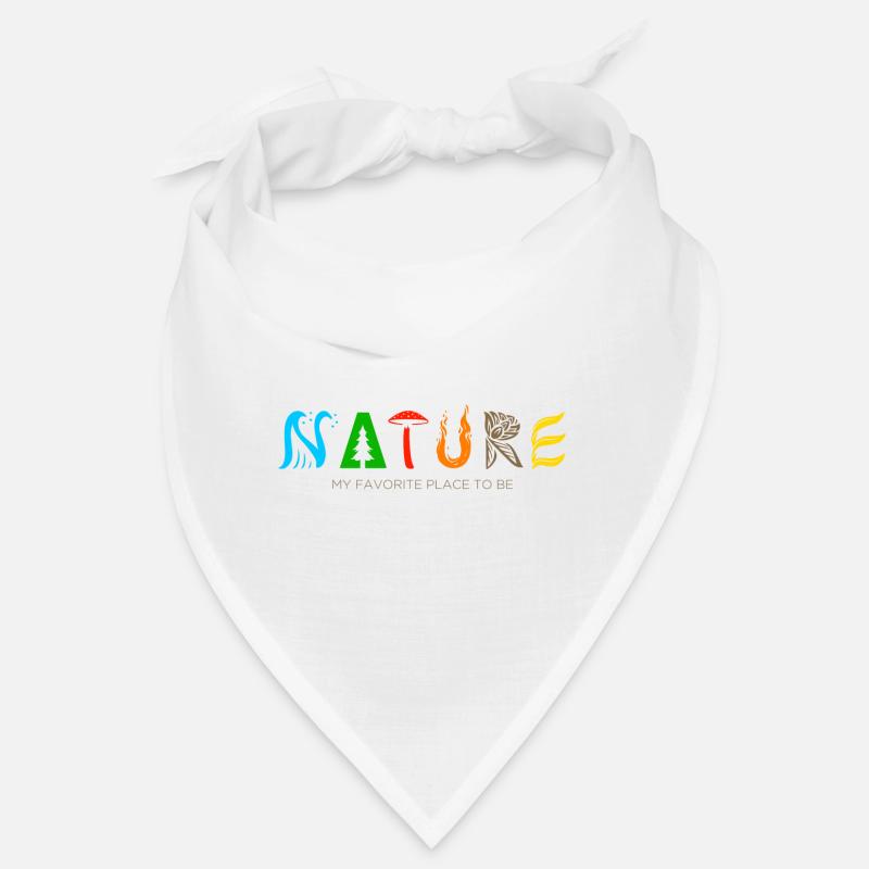 Conception typographique de la nature Bandana