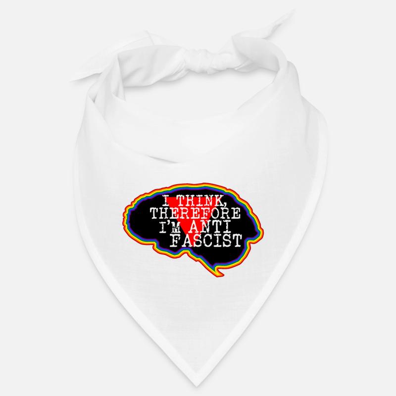 Brain. I think, therefore I'm an Anti-Fascist Bandana