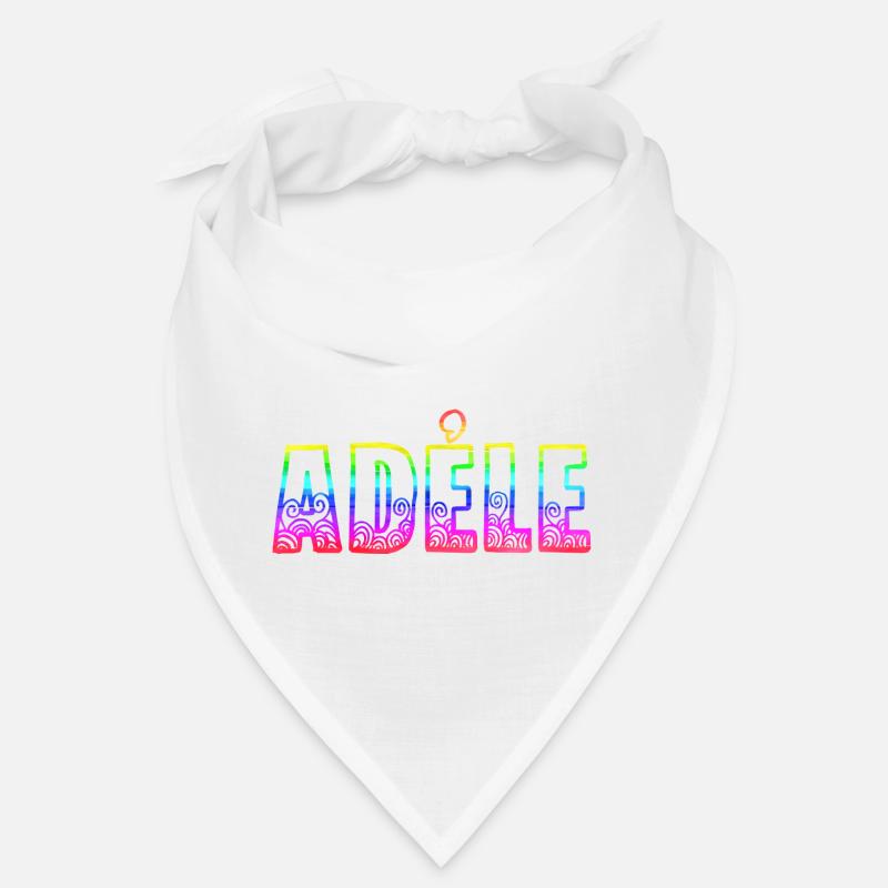 adéle rs regenbogen - Bandana - Weiß