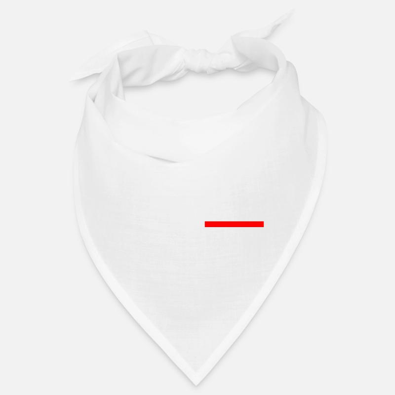 Yes, Sir! with red underscore - white Bandana