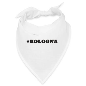 #Bologna Italien - Bandana - Weiß - Vorne