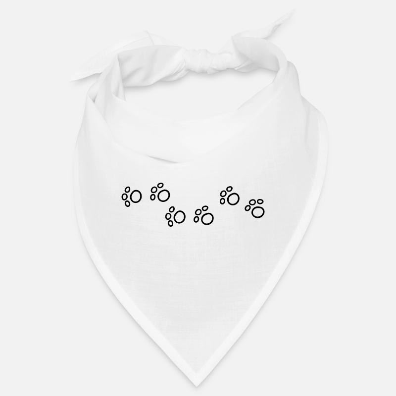 Pattes de chats de dessin animé Bandana