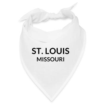 St. Louis Missouri USA - Bandana - Weiß - Vorne