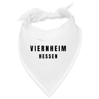 Viernheim Hessen - Bandana - Weiß - Vorne