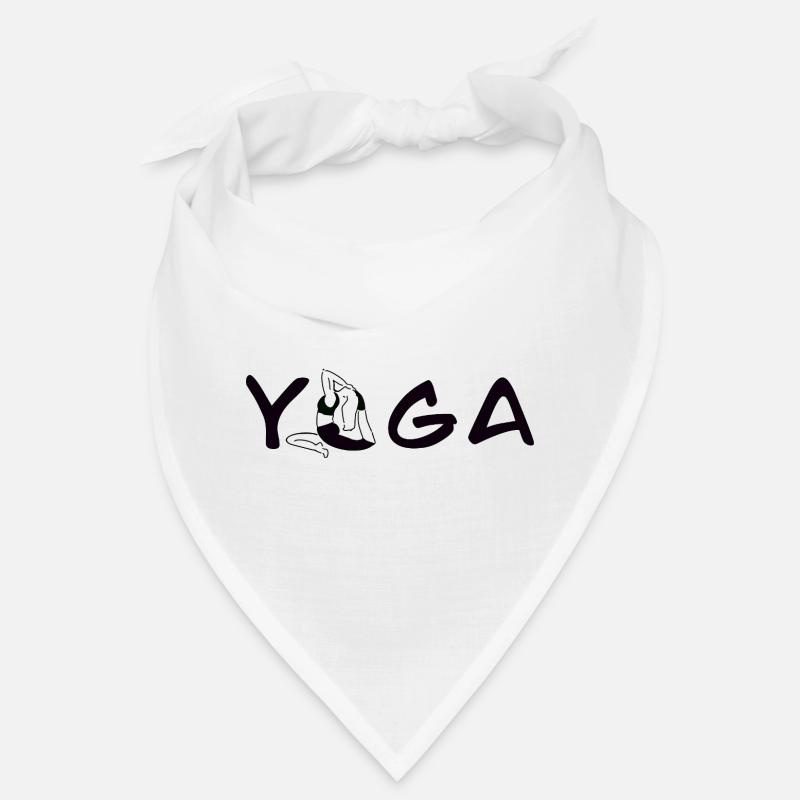Yoga Pose - Bandana - Weiß