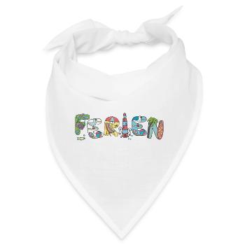 Ferien Urlaub - Bandana - Weiß - Vorne