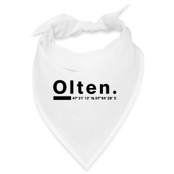 Olten Koordinaten Solothurn Oltener Oltenerin - Bandana - Weiß - Vorne