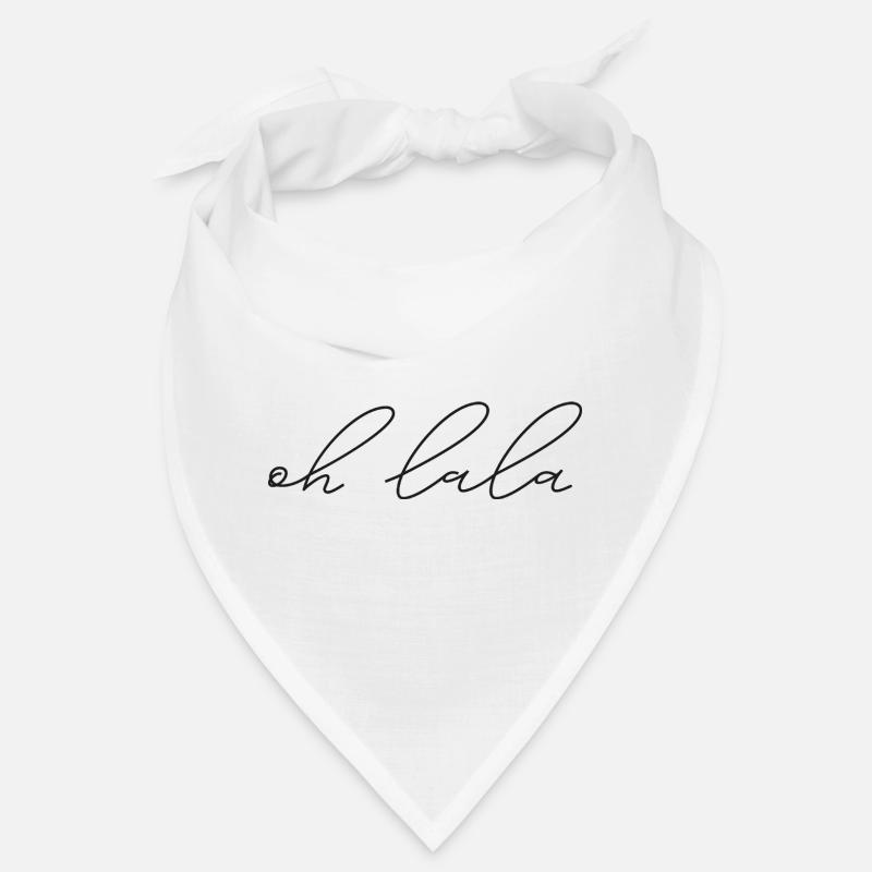 oh lala! - Bandana - Weiß