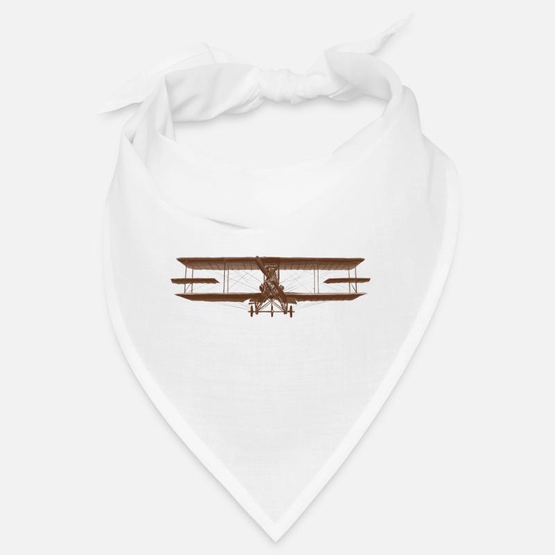 Conception d'un biplan d'avion vintage Bandana