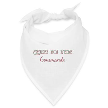 Entschuldigung, dass ich gierig bin - Bandana - Weiß - Vorne