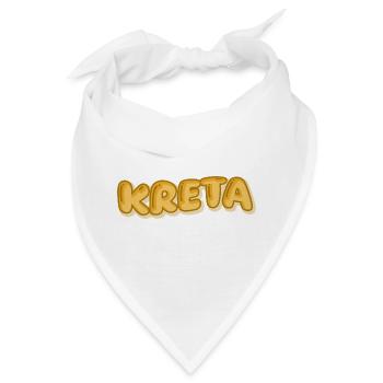 Urlaub Kreta - Bandana - Weiß - Vorne