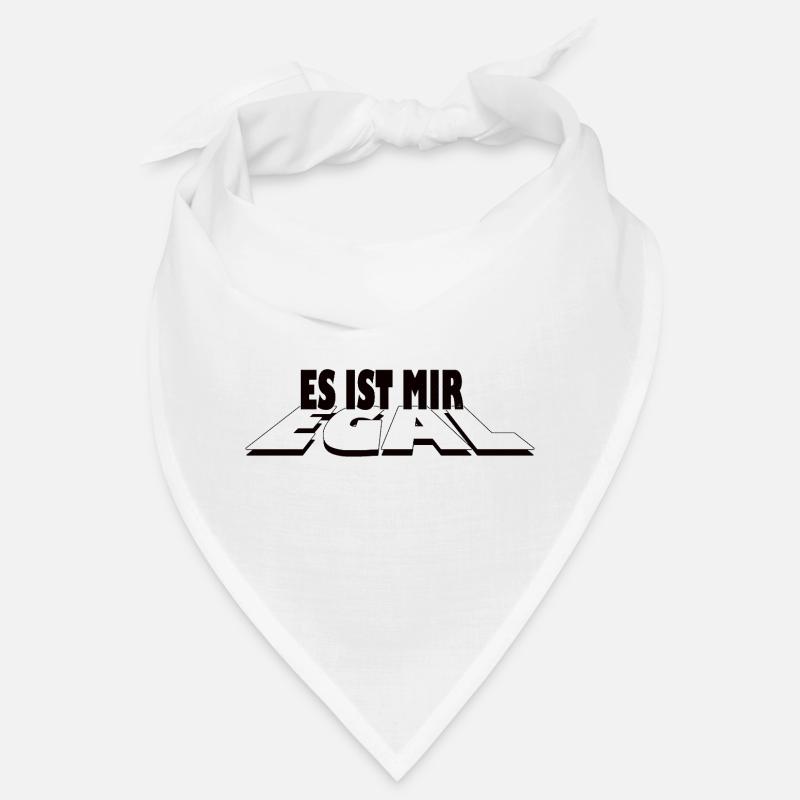 Es ist mir egal - Statement Design Bandana