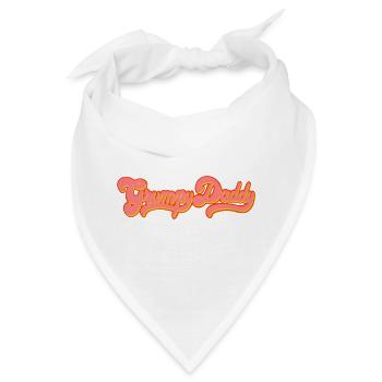 Grumpy Daddy Retro Script - Farbe "Exploitation" - Bandana - Weiß - Vorne