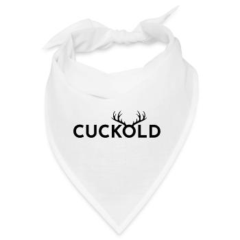 Cuck-Hörner - Bandana - Weiß - Vorne
