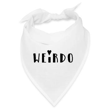 Weirdo - Bandana - Weiß - Vorne