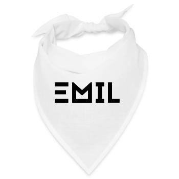 Vorname Emil - Bandana - Weiß - Vorne
