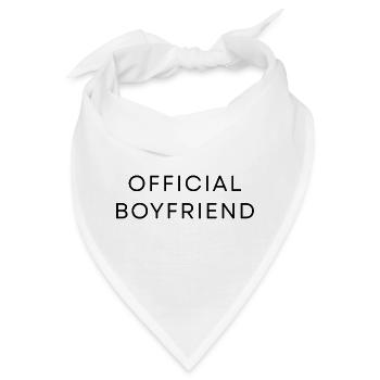 OFFICIAL BOYFRIEND - Bandana - Weiß - Vorne