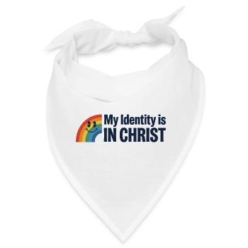Identität in Christus Regenbogen - Bandana - Weiß - Vorne