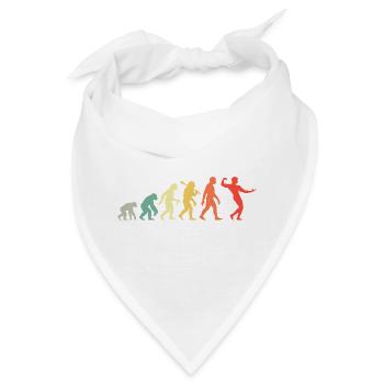 Bodybuilding Evolution Bodybuilder Fitnesstrainer - Bandana - Weiß - Vorne