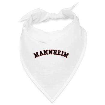 Manheim Arch Schriftzug - Bandana - Weiß - Vorne