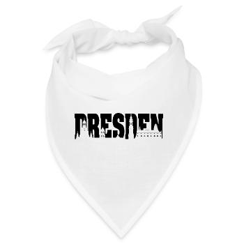dresden skyline symbol frauenkirche logo - Bandana - Weiß - Vorne