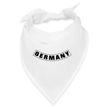 Germany Rocker Patch Bottom Rocker - Bandana - Weiß - Vorne