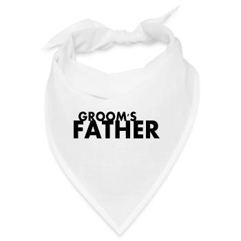 Grooms father - Bandana - Weiß - Vorne