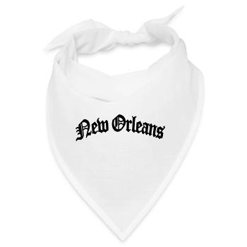 new orleans - Bandana - Weiß - Vorne