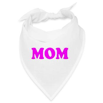 Mom - Bandana - Weiß - Vorne