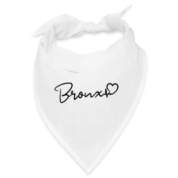 Bronx Herzschlag NYC - Bandana - Weiß - Vorne