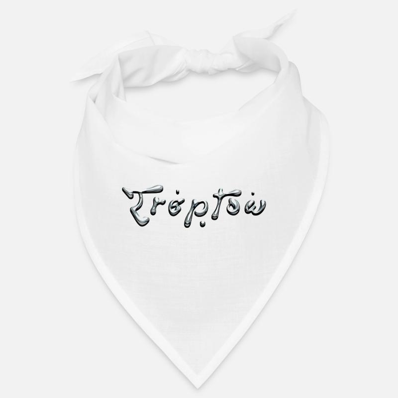 Treptow Liquid Chrome Typography Bandana