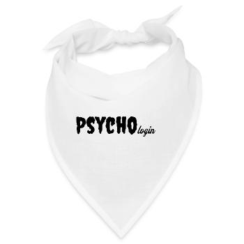 Psycho Lustiges Psychologin Psychologe Statement - Bandana - Weiß - Vorne