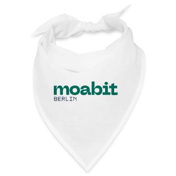 Moabit Berlin Schönes simples Design - Bandana - Weiß - Vorne